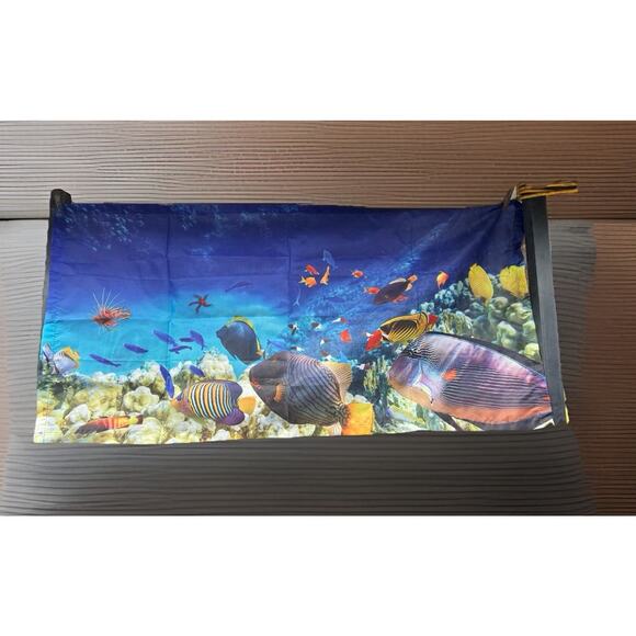 Hortsun 3 Pack Fluorescent Light Covers 4X2 OCEAN SCENE Magnetic Light Cover - Picture 1 of 5